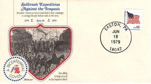 Sullivans Expedition gegen die Irokesen, Easton, PA 1979 FDC17175 - Bild 1 von 1