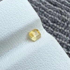 Yellow Sapphire (Heated) Natural Ceylon Gemstone | Octagon Shape | Step Cut - Picture 1 of 13