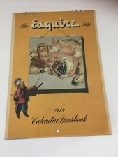 The 1949 Vintage Smith Esquire Pin Up Girl Calendar Complete