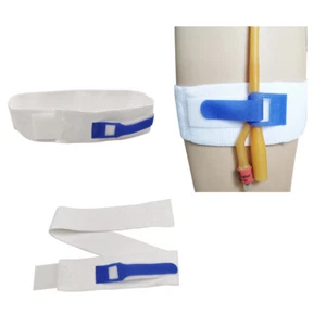 3 Pack Catheter Leg Bag Foley Strap Urinary Drainage Tube Holder Reduce Slipping - Picture 1 of 6
