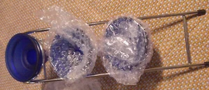 Leuchter Treppe NEU OVP verchromt Glas ohne Kerzen - Bild 1 von 4