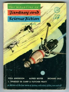 September 1953 Magazine of FANTASY & SCIENCE FICTION! Poul Anderson! de Camp! - Picture 1 of 3