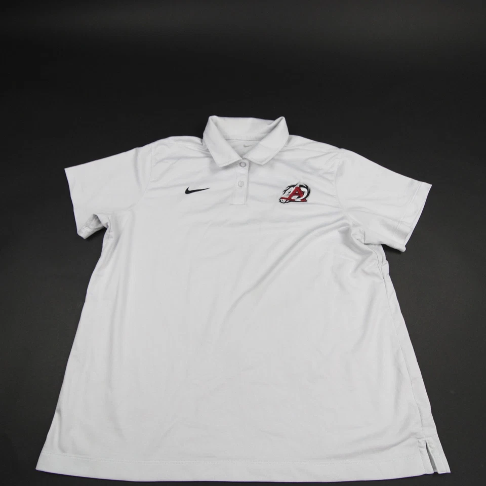 Polo para mujer Arkansas Travelers Nike Dri-Fit gris claro usado Foto 1 de 1