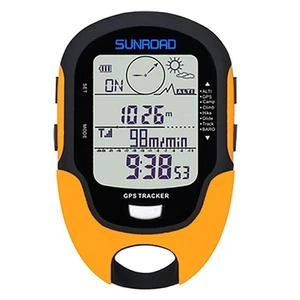 SUNROAD GPS Tracker Barometer Altimeter Compass Weather Forecast Thermometer ... - Picture 1 of 7