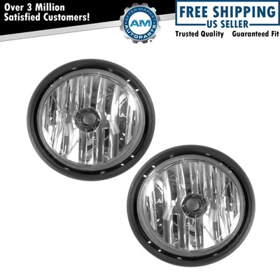 Fog Light Set Driver & Passenger Side Fits 2001-2010 Freightliner Columbia - Image 1 of 3