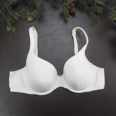 Cacique Bra Womens 44B White Underwire T-Shirt Molded Cup Adjustable Straps - Image 1 of 4