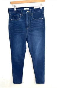 LOFT The Skinny High Rise Jeans Dunkelblau Denim Stretch Gr. 28/6 Neu mit Etikett - Bild 1 von 4