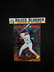 2025 Jackson Chourio Panini Donruss Unleashed Foil /75 #10 Milwaukee Brewers - Picture 1 of 2