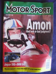 MOTORSPORT - AMON - Dec 1996 vol 72 # 12 - Picture 1 of 1