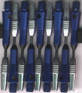 1.75in. 2ba Blue Shockwave Spring Loaded Aluminum Dart Shafts: 3 per set
