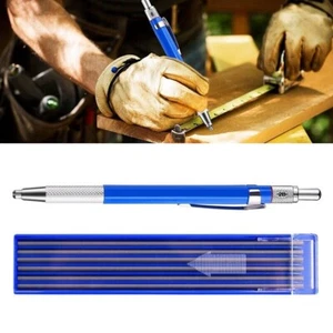 Silver Streak Welders Pencil With 12 Pcs Round Silver Refills, Metal Marker /New - Picture 1 of 23
