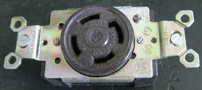 GE GL3430G Single Locking Receptacle 3 Pole 4 Wire Grounding 30A - Image 1 of 2