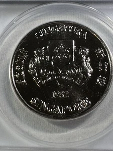1982 Singapore $5 Benjamin Shears Bridge Commemorative Graded MS 67 by ANACS - Picture 1 of 8