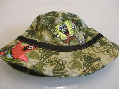全新 海绵宝宝 学步儿童 男孩 水桶帽 渔夫 游泳帽 尺寸 51 厘米 — 第 1/4 张图片
