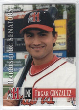 2005 Harrisburg Senators (Double-A Washington Nationals) Edgar Gonzalez