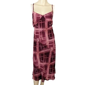 Mlle Gabrielle spaghetti straps summer burgundy pink dress size 18 - Picture 1 of 6