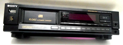 SONY CDP-C900  10 CD CHANGER - FACE  PANEL - PARTING OUT - Image 1 of 4
