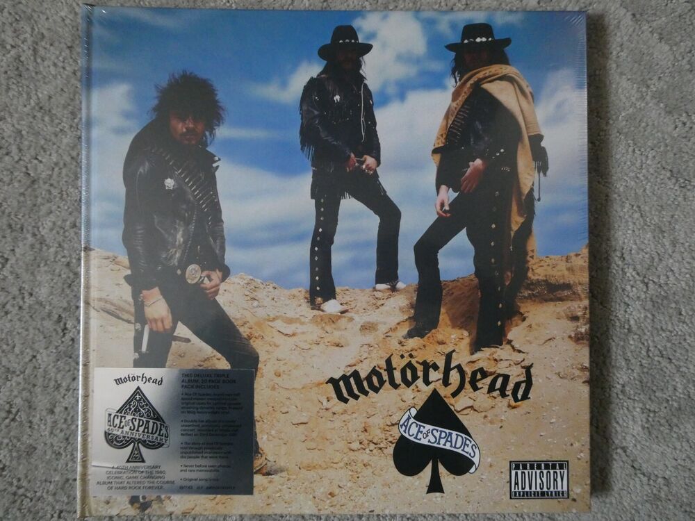 MOTORHEAD – Ace of Spades 2020 3 LP Vinyl Box Set with Booklet Deluxe Ed. Sealed
