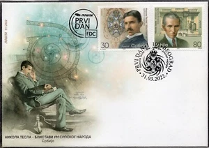 1789 - SERBIA 2022 - Nikola Tesla - Scientist - FDC - Picture 1 of 2