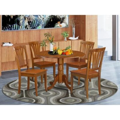 5  Pc  Kitchen  nook  Dining  set-breakfast  nook  Table  and  4  Dining ... - Image 1 of 4