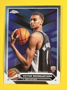 2023-24 Topps Chrome Basketball Victor Wembanyana RC Base #1 San Antonio - Bild 1 von 2