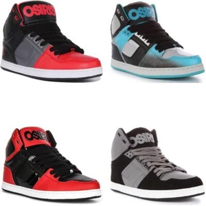 Osiris NYC 83 CLK Supported Heel Mid Top Skate Mens Sneaker Grey Black US 7- 13 - Picture 1 of 25