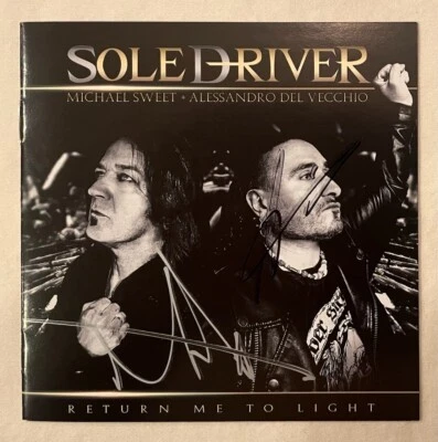 Soledriver - Return Me To Light CD (Autographed by Michael Sweet & Del Vecchio) - Image 1 of 3