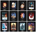 (12) STAR WARS 8" x 10" Episode Movie Poster Photos - All 11" x 14" Black Matted