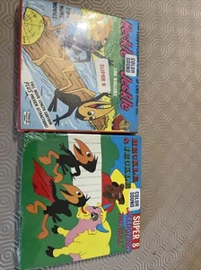 2 X HECKLE AND JECKLE Log And Bull SUPER 8 FARBEN SOUND 8 MM KINE FILM 200 FUSS - Bild 1 von 6