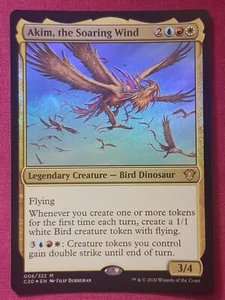 Magic The Gathering COMMANDER 2020 C20 FOIL AKIM THE SOARING WIND card MTG - Picture 1 of 2