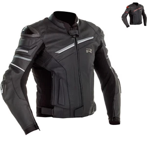 Richa Mugello 2 Leather Motorcycle Jacket Racing Sportsbike Armoured GhostBikes - Picture 1 of 6
