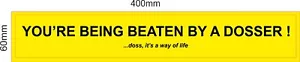 Custom Cling static CAR PARK PERMITS window stickers 400mm x 60mm 20 Qty - Picture 1 of 1