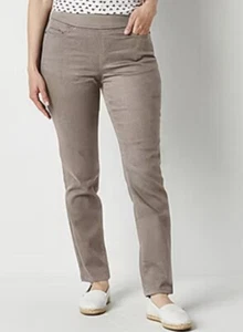 liz claiborne amber pull up pants portabella size 16 Nwt - Picture 1 of 3