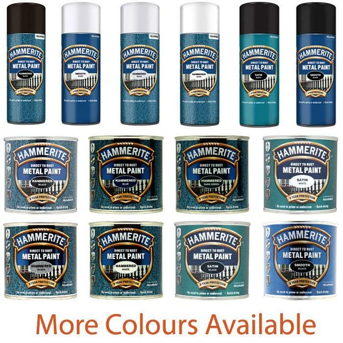 Hammerite Direct To Rust Quick Drying Metal Paint All Colour Available - Image 1 of 1