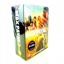 Max Payne 3 - PC Windows Big Box Complete, CIB - 4 Disc Set /w Manual - VG  Cond.