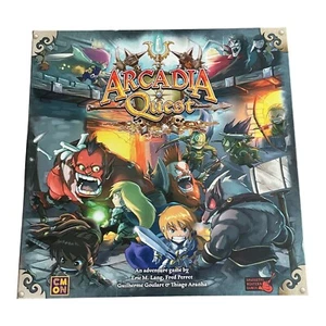 Arcadia Quest Board Game CMON - Complete/Core/3 Painted Miniatures/RPG/2016 ๐ - Picture 1 of 19