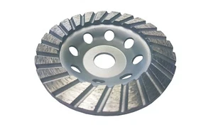 Olla de lijado de diamante plato de lijado 125 turbo amoladora de olla amoladora de hormigón profesional - Imagen 1 de 10