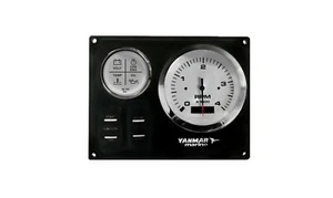 Panel de instrumentos marino con motor diésel Yanmar tipo B camioneta magnética - Hecho en EE. UU. - Imagen 1 de 2