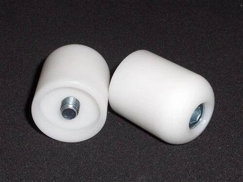 Deslizadores de peso de manillar de aluminio Vortex Be408W blancos ZX14R ZX10R ZX6R Foto 1 de 1