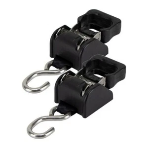 RELAXN STAINLESS STEEL RETRACTABLE RATCHET TIE DOWN (PAIR) - Picture 1 of 6