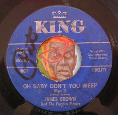 HEAR James Brown 45 Oh Baby Don't You Weep KING live soul R&B Foto 1 de 2
