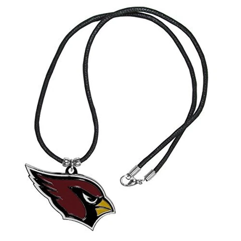NFL Fan Shop Arizona Cardinals Cord Necklace 21 inch Black Cover