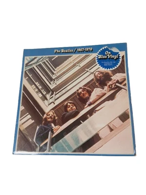 The Beatles 1967-1970 Blue Vinyl Double LP Album Gatefold Sleeve Used #CH - Image 1 of 4