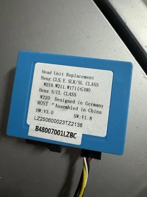 Fiber Optic Decoder Box Amplifier For Mercedes Benz Class E-W211/SL/CLS/CL W220 - Immagine 1 di 2