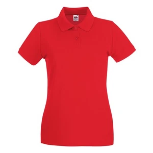 Fruit of the Loom Womens/Ladies Premium Cotton Pique Lady Fit Polo (PC5713) - Picture 1 of 16