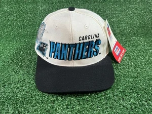 NWT Vintage 90s Sports Specialties NFL Carolina Panthers Shadow Snapback Hat Cap - Picture 1 of 11