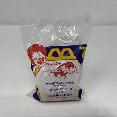 1996 Space Jam Looney Tunes McDonald's Happy Meal игрушка #7 Сильвестр и Твити NISP - Изображение 1 из 4