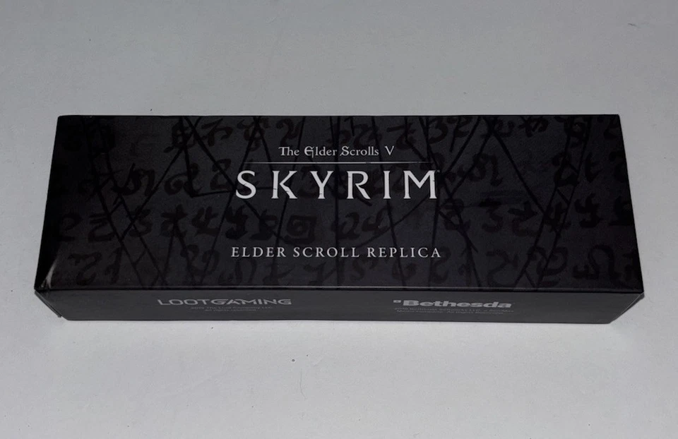 Loot Crate The Elder Scrolls V Skyrim: Elder Scroll Replica New Sealed - Image 1 of 3