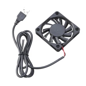 5V 60mm USB Cooling Fan for Router Modem Receiver Extractor Fan Pipe Duct - Afbeelding 1 van 8