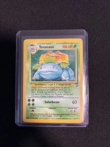 Venusaur Base Set 2 Holo Rare Vintage Pokemon Card 18 / 130 - Picture 1 of 2